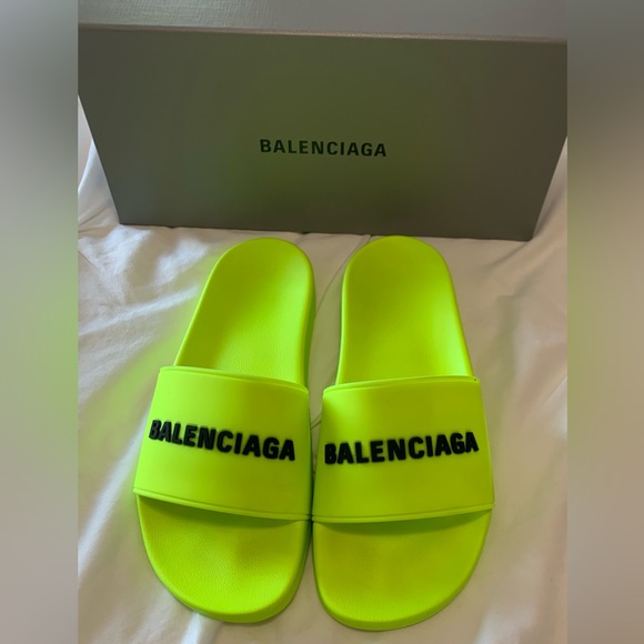 Balenciaga Shoes New Balenciaga Pool Slides Womens 42 Poshmark